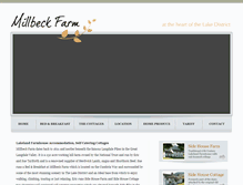 Tablet Screenshot of millbeckfarm.co.uk